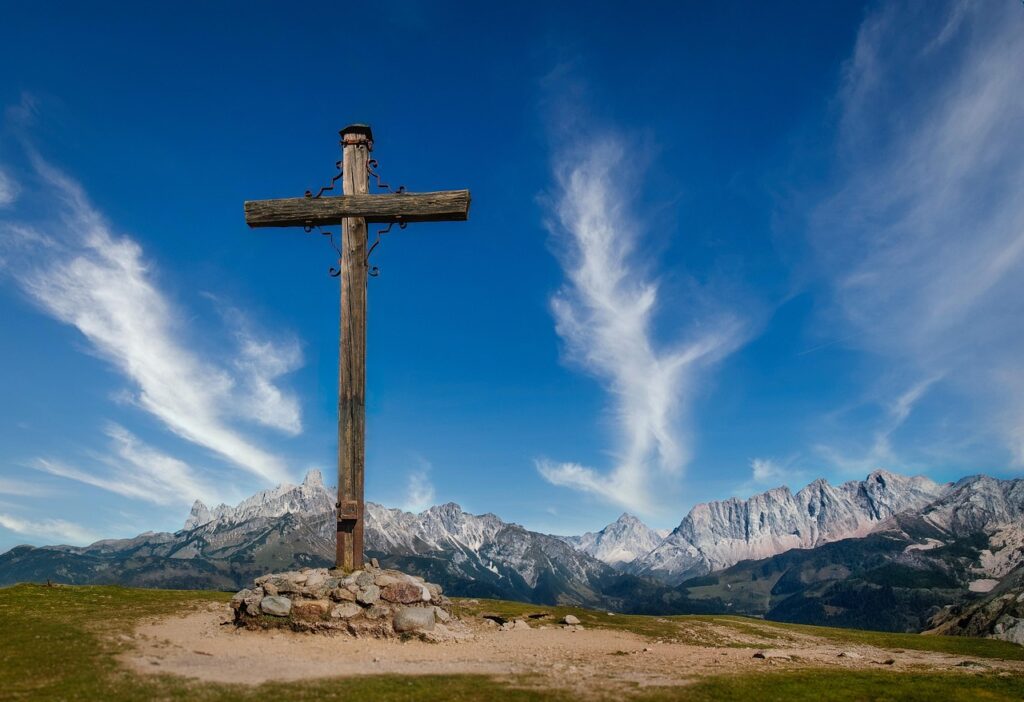 mountain peak, summit cross, cross, mountains, nature, cross, cross, cross, cross, cross